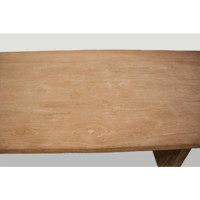 Andrianna Shamaris Reclaimed Teak Wood Dining Table For Sale - Image 4 of 18