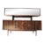1960s Brazilian Rosewood Credenza and Hutch by Peter Lovig For Sale