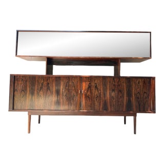 1960s Rosewood Credenza and Hutch by Peter Lovig For Sale