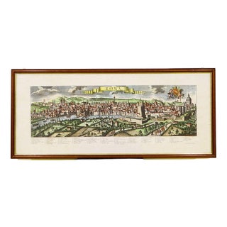 f.b. Werner, Panoramic View of Rome, 2000s, Print, Framed For Sale