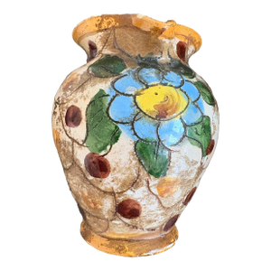 Sorrento Italian Clay Artisan Bud Vase