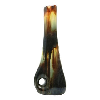 Postmodern Vase from Milenium Glassworks, Poland, 1960s For Sale