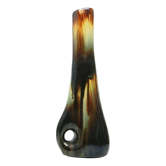 Postmodern Vase from Milenium Glassworks, Poland, 1960s For Sale