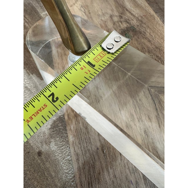 Early 20th Century Werkstätte Stretching Brass Cat on Clear Plinth Hagenauer Style For Sale - Image 9 of 17