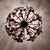 Large Vintage Chandelier Crystal Antique Different Daisy Colourful Hand Painted 8 Lamps Bohemian Light For Sale - Image 4 of 10