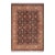 Floral Pak-Persian Black/Tan Wool Rug - 8'1'' X 9'10'' For Sale