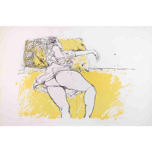 Sergio Barletta, Nude, 1980s, Lithograph For Sale