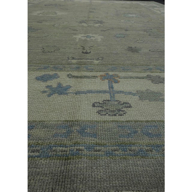 Early 21st Century Turkish Oushak Rug 8'6" x 12'1 #18108 For Sale - Image 5 of 8