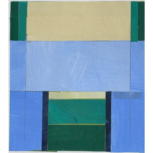 Discover the allure of contemporary art with this stunning 10x12" original collage painting, expertly crafted to bring...