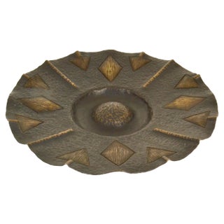 Modernist Brass Bowl, 1930s For Sale