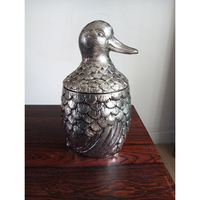 Silver Duck Ice Bucket by Mauro Manetti, Italy, 1960 For Sale - Image 12 of 12
