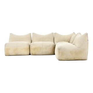 Le Bambole Modular Sofa by Mario Bellini for B&B Italia, 1970s, Set of 4 For Sale