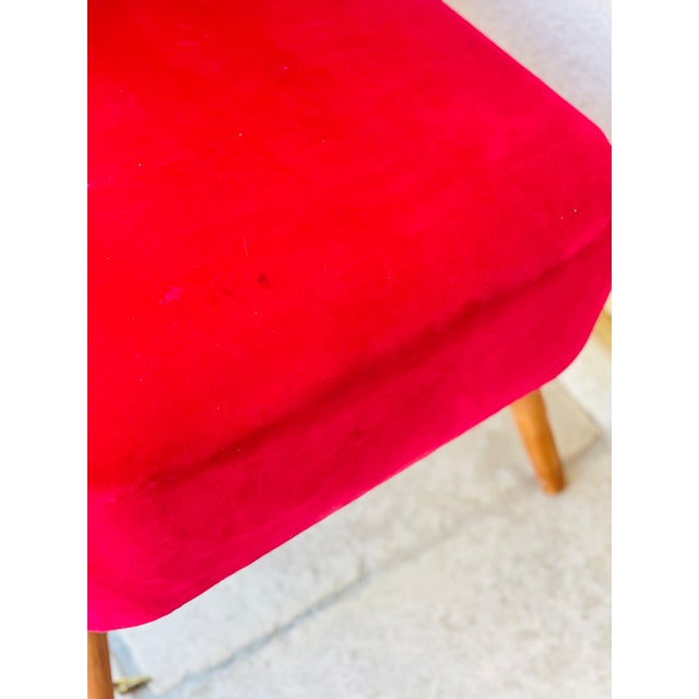 Set of Vintage Red Armchairs, 1960s For Sale - Image 10 of 12
