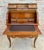 French 1930s French Louis XV Style Marquetry Bureau With Brass Mounts For Sale - Image 3 of 11