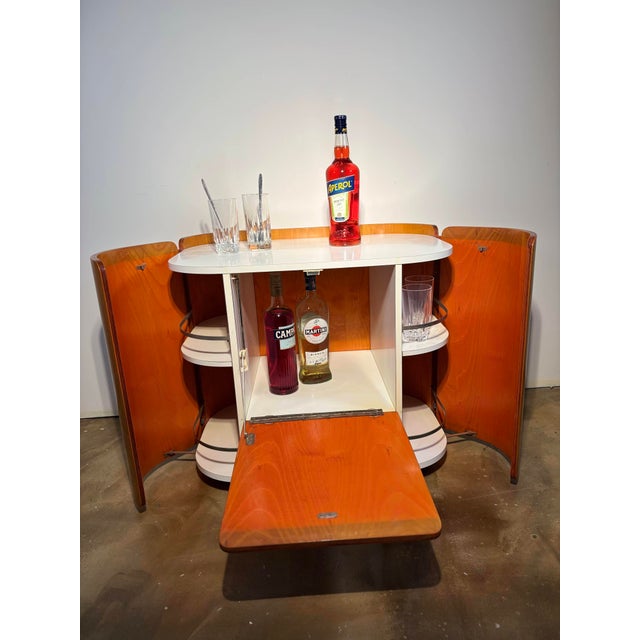 White Living Room Dry Bar Cabinet attributed to Carlo De Carli for Fiarm, Italy, 1965 For Sale - Image 8 of 15