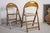 Achille Castiglioni Castiglioni Tric Folding Chairs by Achille and Pier Giacomo Castiglioni for Bernini, 1965, Set of 2 For Sale - Image 4 of 11