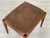 Mid-Century Brown Teak Stool For Sale - Image 6 of 8