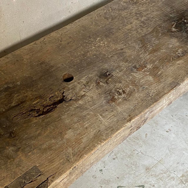 Vintage Oak Workbench, 1950s For Sale - Image 6 of 13