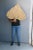 1950s Large Decorative Fan in Straw, Italy, 1950s For Sale - Image 5 of 6