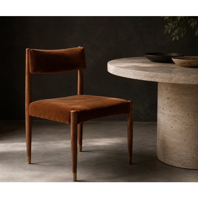 Brown Modern Danish Teak Dining Chairs attributed to Aksel Bender Madsen, 1960s, Set of 4 For Sale - Image 8 of 10