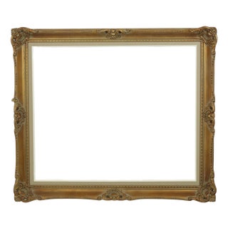 Baroque Style Gilt Wood Frame, 1960s For Sale
