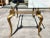 La Barge La Barge Brass Dining Table Desk 1970s For Sale - Image 4 of 16