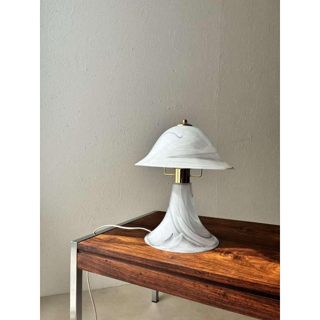 Gold Organic Mushroom Table Lamp from Artistica Lampadari, 1970s For Sale - Image 8 of 9