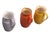 Set of 3 Vintage Moroccan Handmade & Hand-Painted Ceramic Pitchers For Sale - Image 4 of 12