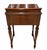 Antique Mahogany Inlaid Writing Desk W/ Glass Top - Excellent Condition For Sale - Image 11 of 12