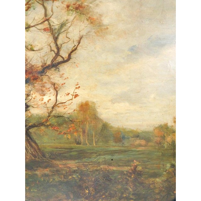 Vittorio Bussolino, Landscape Painting, Late 19th Century, Oil on Panel, Framed For Sale - Image 11 of 14