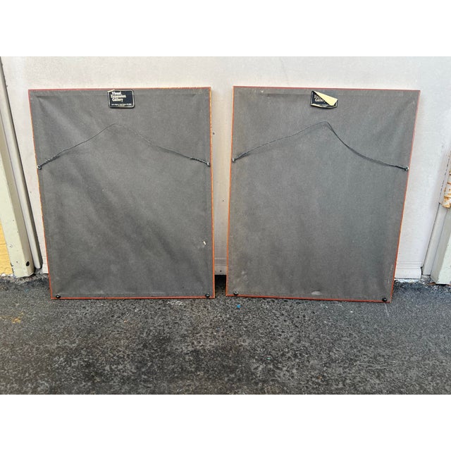 Mid Century Pair of Framed Audubon Bird & Flower Prints Signed Arthur Singer -2 For Sale - Image 10 of 10