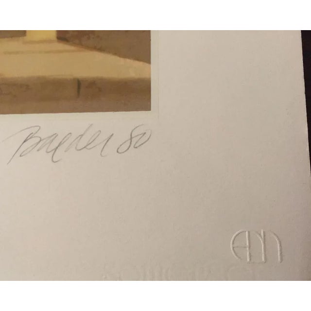 1980s 1980 "Casey's Diner" Street Scene Artist's Proof Lithograph by John Baeder For Sale - Image 5 of 8