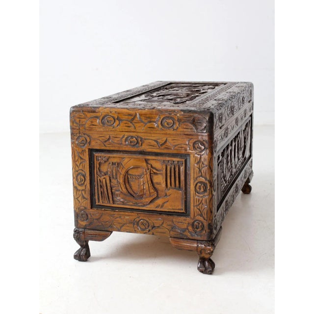Antique Chinese Camphor Wood Chest For Sale - Image 11 of 16