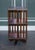 French Military Campaign Brass Inlaid Revolving Bookcase For Sale - Image 10 of 17