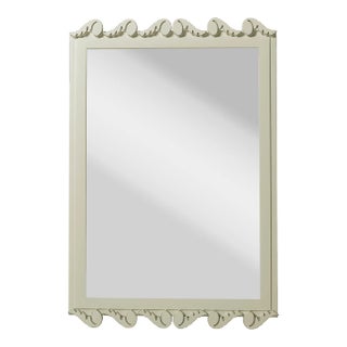 Fleur Home Garden District Laurel Rectangle Mirror in Mizzle, 24x36 For Sale