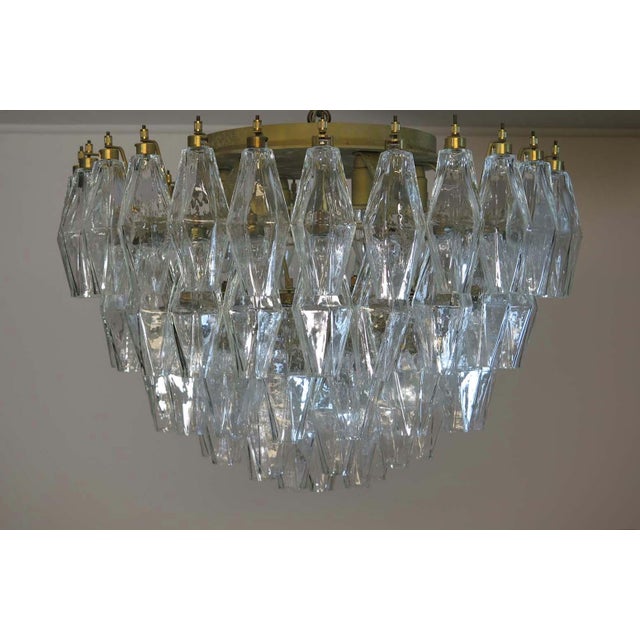 Murano Poliedri Ceiling Light by Carlo Scarpa, 1990 For Sale - Image 4 of 13