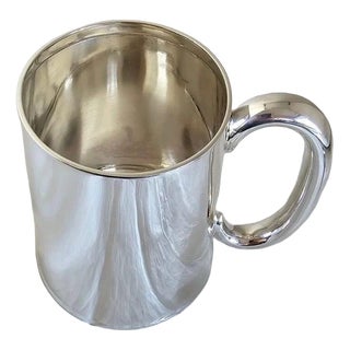 George V Sterling Silver Pint Tankard from Harrison Fisher & Co., Sheffield, 1944 For Sale