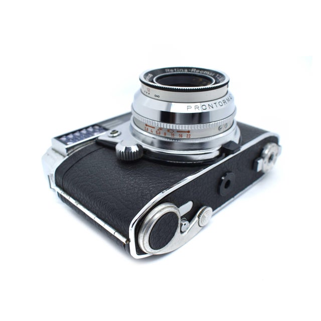 1960s Mid 20th Century German Kodak Retina Automatic I 35mm Film Camera With Schneider-Kreuznach Lens For Sale - Image 5 of 9