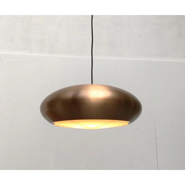 Mid-Century German Copper Pendant Lamp from Goldkant Leuchten For Sale - Image 14 of 18