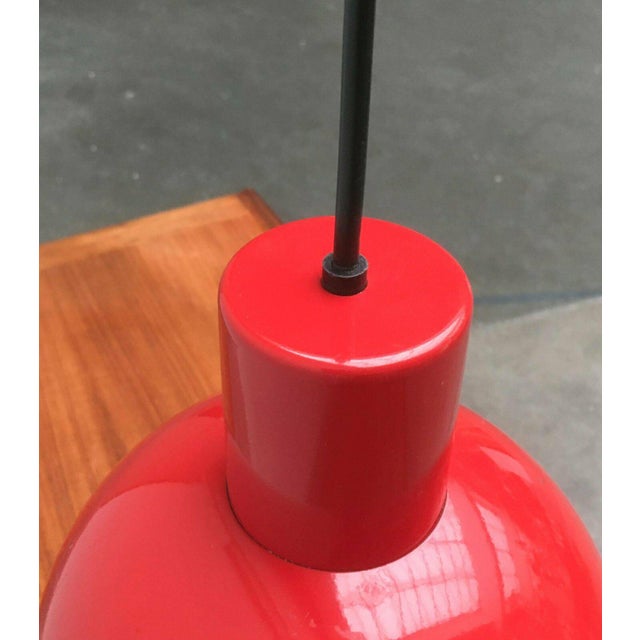 Mid-Century Danish Metal Bunker Mini Pendant Lamp by Johannes Hammerborg for Fog & Mørup, 1970s For Sale - Image 12 of 18