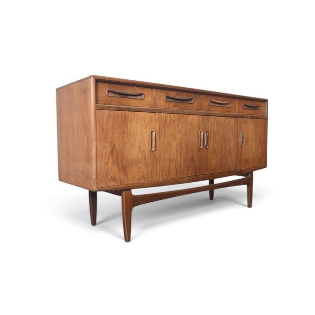 Wood G Plan "Fresco" Small Teak + Afromosia Credenza For Sale - Image 7 of 7