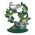 Vintage Midwest Importers Wrought Iron Floral & Figural Hummingbird Door Stop For Sale