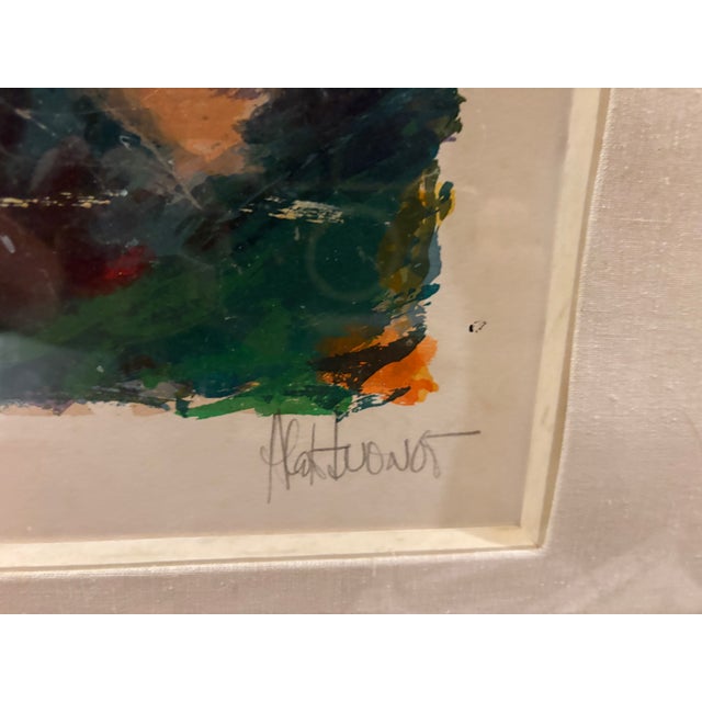 1960s Aldo Luogo Limited Edition Lithograph "Brew at Gardens" For Sale In Lexington, KY - Image 6 of 16