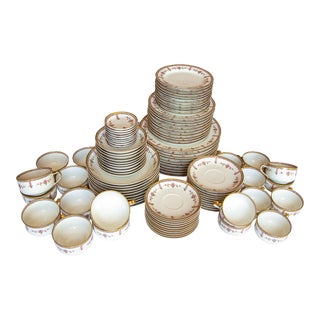 Antique Haviland Limoges Dinnerware Set- 100 Pieces For Sale