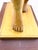 1990s Donald Nelsen Modernist Painted Wood Walking Figure Sculpture With Fez For Sale - Image 13 of 18