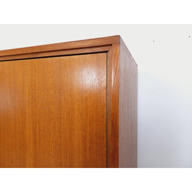 Mid-Century Scandinavian-Style Teak Wardrobe, 1960s For Sale - Image 11 of 16