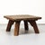 Brown Brutalist Oak Coffee Table, 1960s For Sale - Image 8 of 8