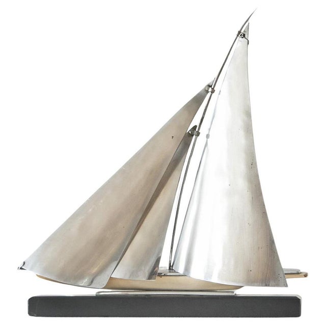 Art Deco Miniature Dragon Sailing Boat, 1950s For Sale - Image 11 of 11