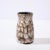 Mid-Century Modernist White and Earth Toned Ceramic Vase with Spiral Motif For Sale - Image 4 of 12