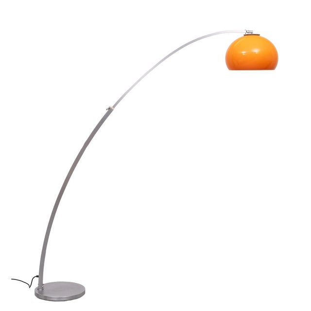 Adjustable Arc Floor Lamp from Gioffredo Reggiani, Italy, 1970s For Sale - Image 6 of 15
